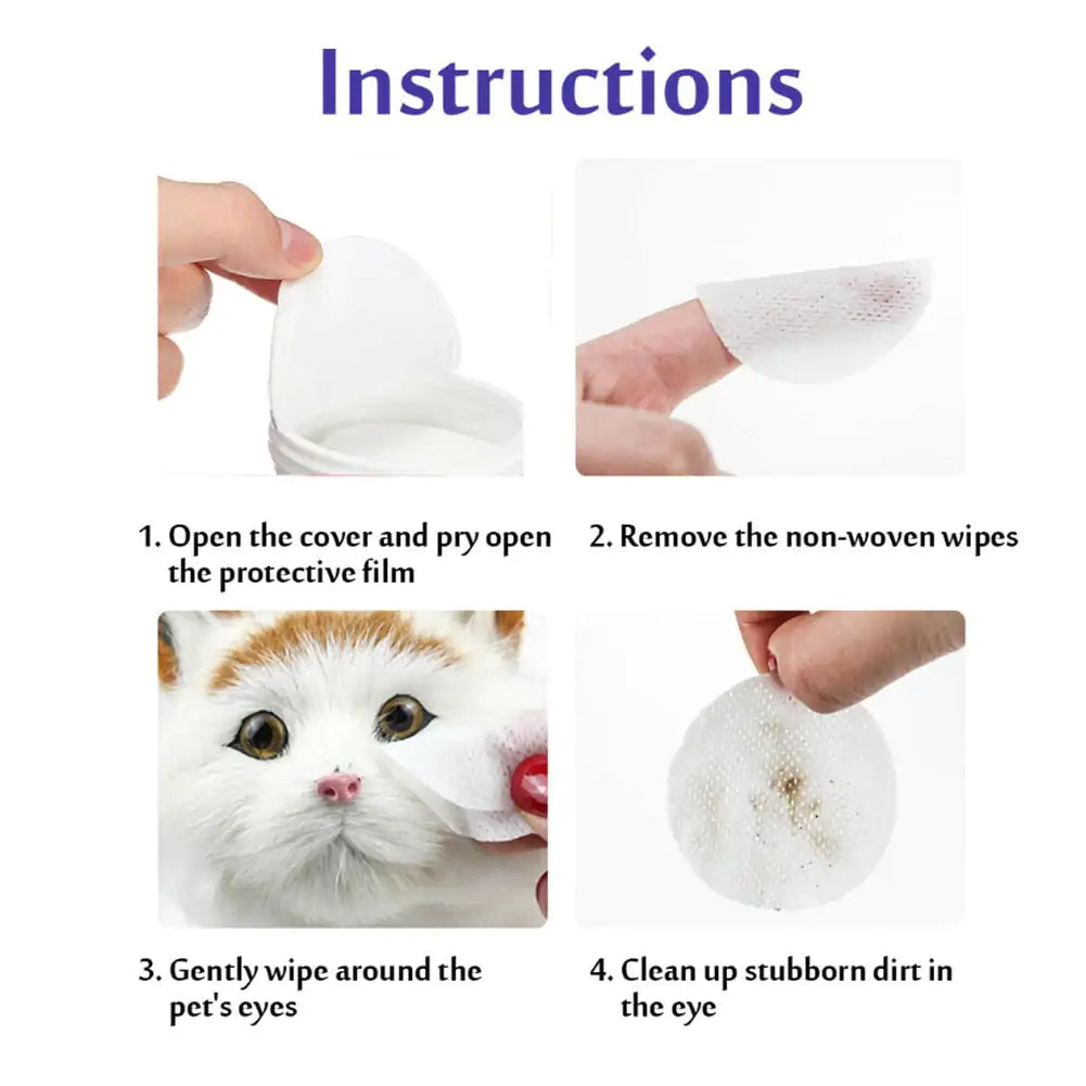  Pet-safe wet wipes by Krystina Trendify for quick clean-ups and fresh pets