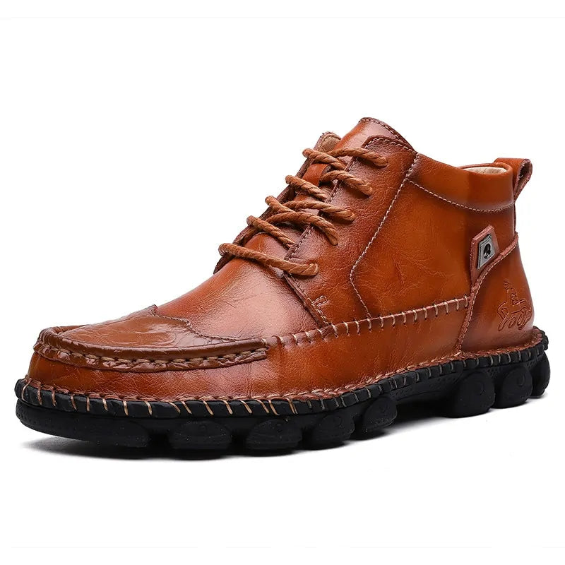 Men's leather casual shoes - Comfortable, durable, and stylish design