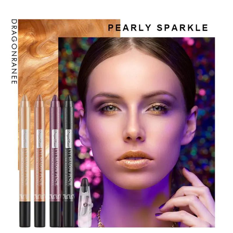 12 Colors Eyeshadow Pencil Set – Long - Lasting & Vibrant - Krystina Trendify