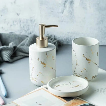 Eco-friendly ceramic bathroom accessory by Krystina Trendify, blending elegance and sustainability.