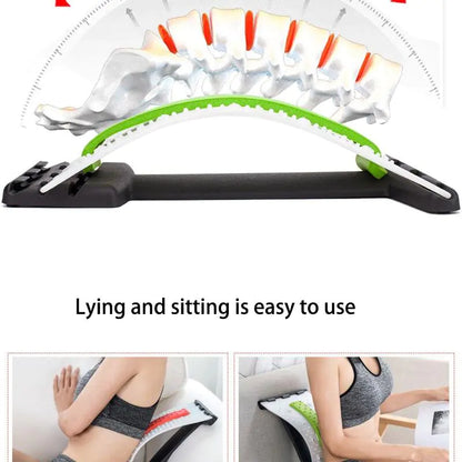 Adjustable Back Massager for back pain relief, posture improvement, and lumbar support.