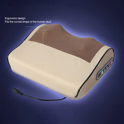 Electric Shiatsu Massage Pillow with infrared heat for muscle relief and comfort.