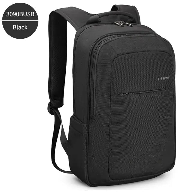 15.6" TIGERNU laptop backpack with anti-theft technology, durable design, and lifetime guarantee. Ideal for school and commuting.