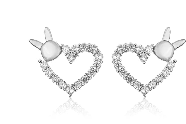 Heart Stud Earrings, crafted with high-quality materials for timeless elegance.