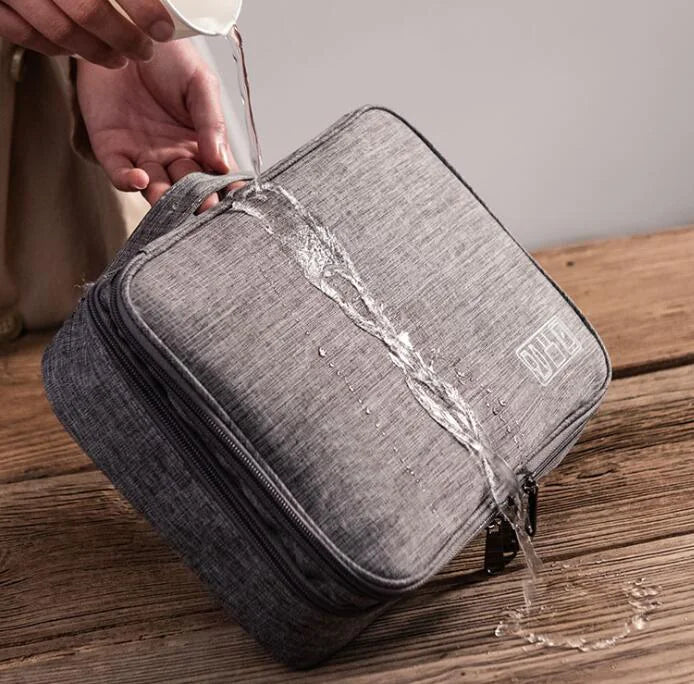 Waterproof Oxford cloth storage case by Krystina Trendify for digital accessories