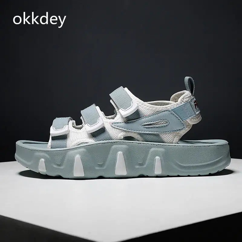 Stylish platform sandals by okkdey, designed for all-day comfort and versatility, perfect for casual and evening wear.