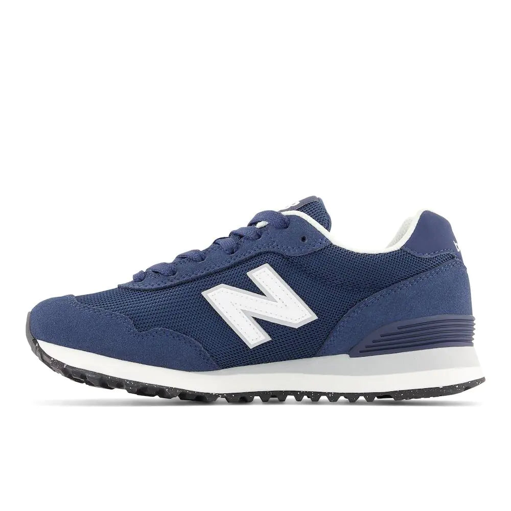 New Balance 515 V3 navy and white sneakers with versatile support.