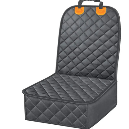 Waterproof pet rear seat cushion by Krystina Trendify with built-in travel toilet