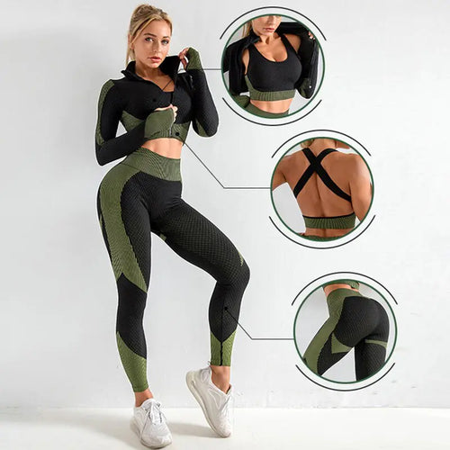 Comfortable and flexible sportswear tracksuit leggings by Krystina Trendify, perfect for workouts and everyday activities.