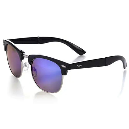 Foldable Clubmaster Sunglasses for trendy UV eye protection