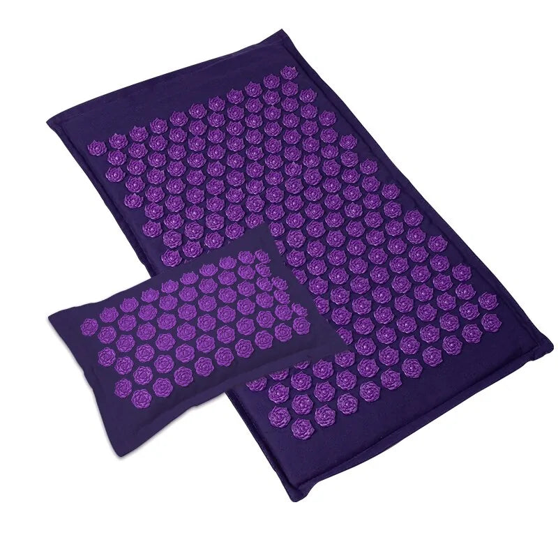 Lotus Spike Acupressure Mat for pain relief, muscle tension reduction, and enhanced relaxation.