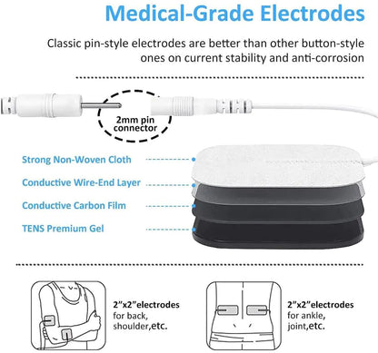 EMS electric muscle stimulator for targeted muscle stimulation, workout enhancement, and recovery.