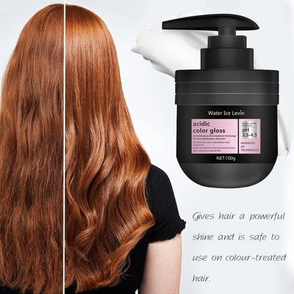 Water Ice Levin large-capacity hair mask for deep nourishment and smooth hair.