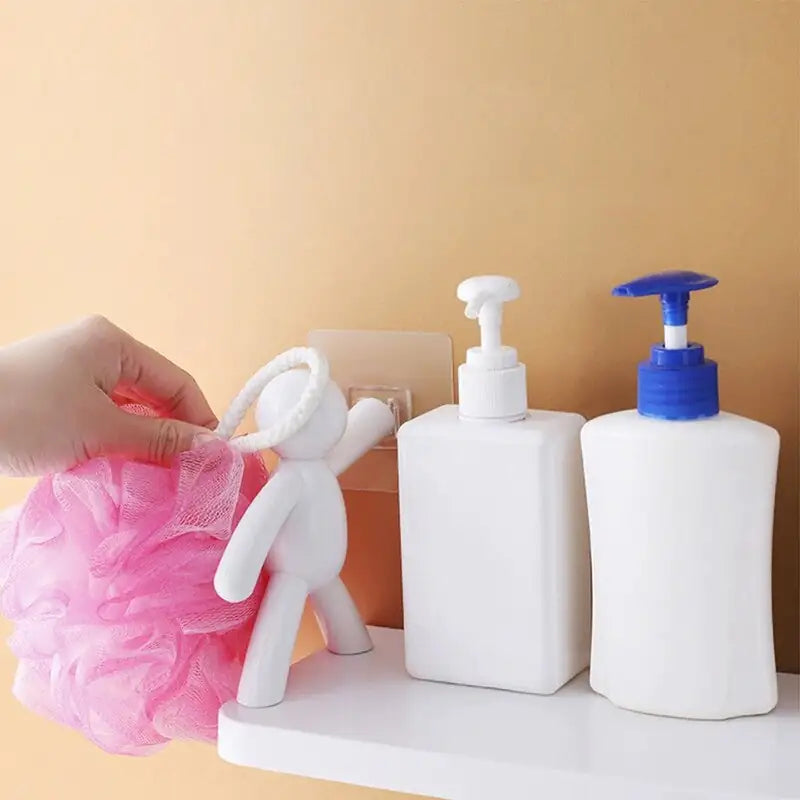 Sleek Bathroom Shelves Storage Rack Organizer by Krystina Trendify for decluttering and organizing towels, toiletries, and skincare essentials.