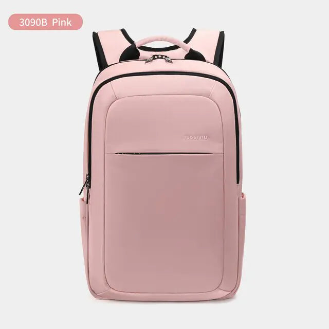 15.6" TIGERNU laptop backpack with anti-theft technology, durable design, and lifetime guarantee. Ideal for school and commuting.