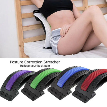 Adjustable Back Massager for back pain relief, posture improvement, and lumbar support.