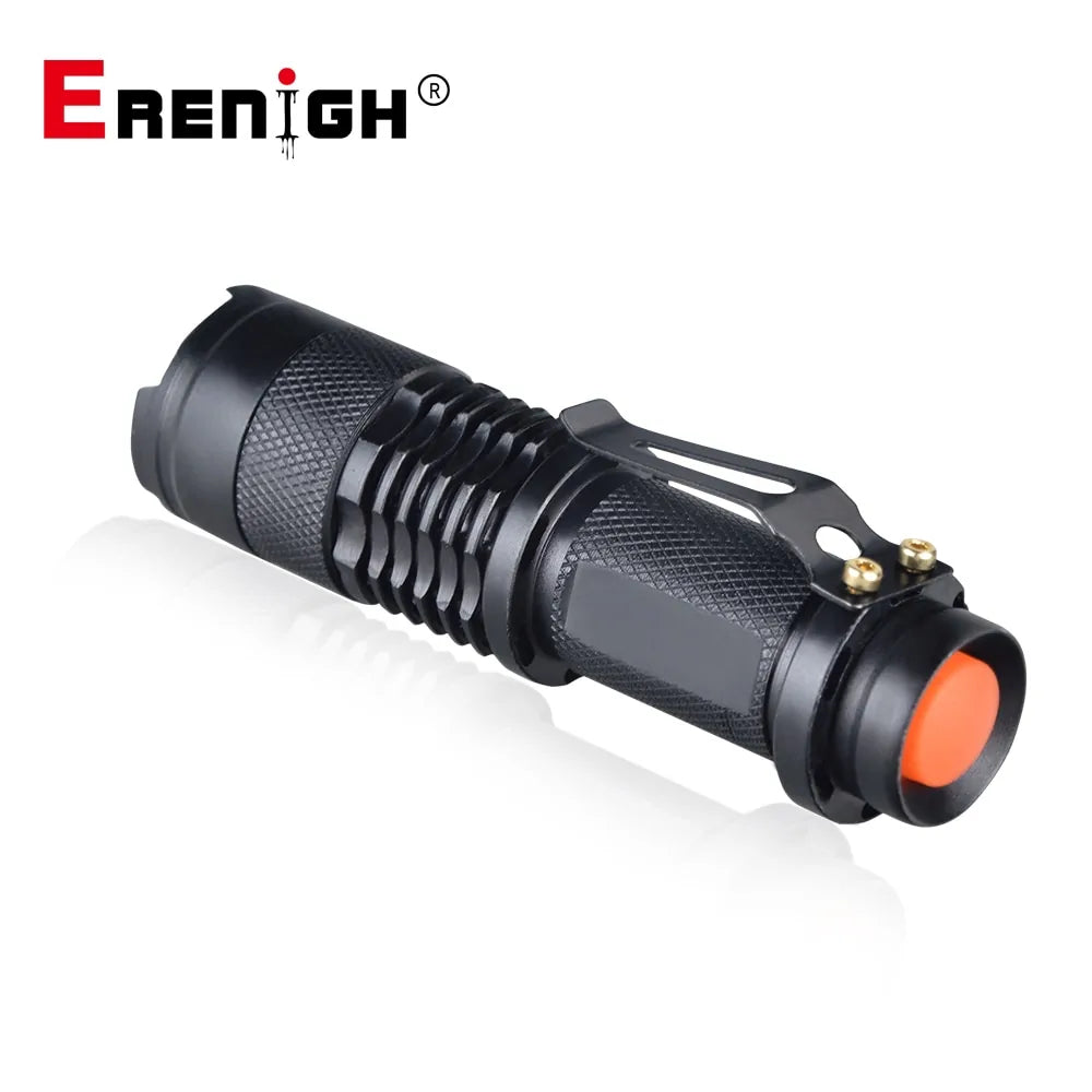  Adjustable focus mini flashlight for versatile lighting by ERENIGH