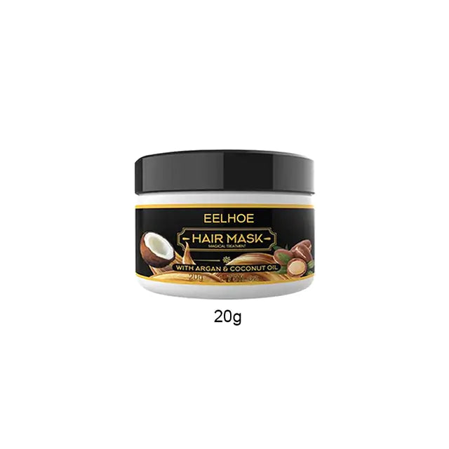 EELHOE Magical Nourishing Hair Repair Mask for hydration, damage repair, and healthy hair growth with coconut oil.