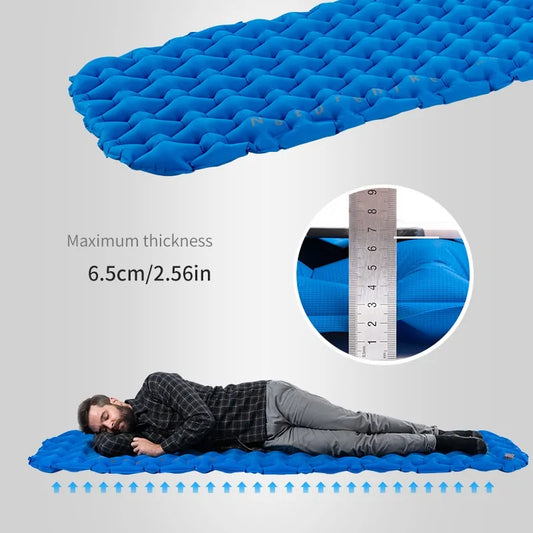 Lightweight and durable sleeping pad by Krystina Trendify for camping and hiking