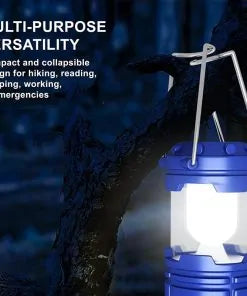 Eco-friendly rechargeable solar camping lantern