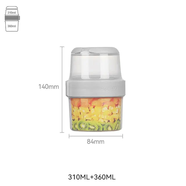 Eco-friendly airtight food container by Krystina Trendify, designed for freshness and convenience.