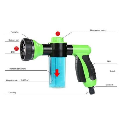 Foam Wash Gun for car and household cleaning tasks