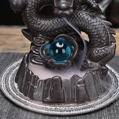 Elegant ceramic incense burner for soothing aromatherapy and home decor