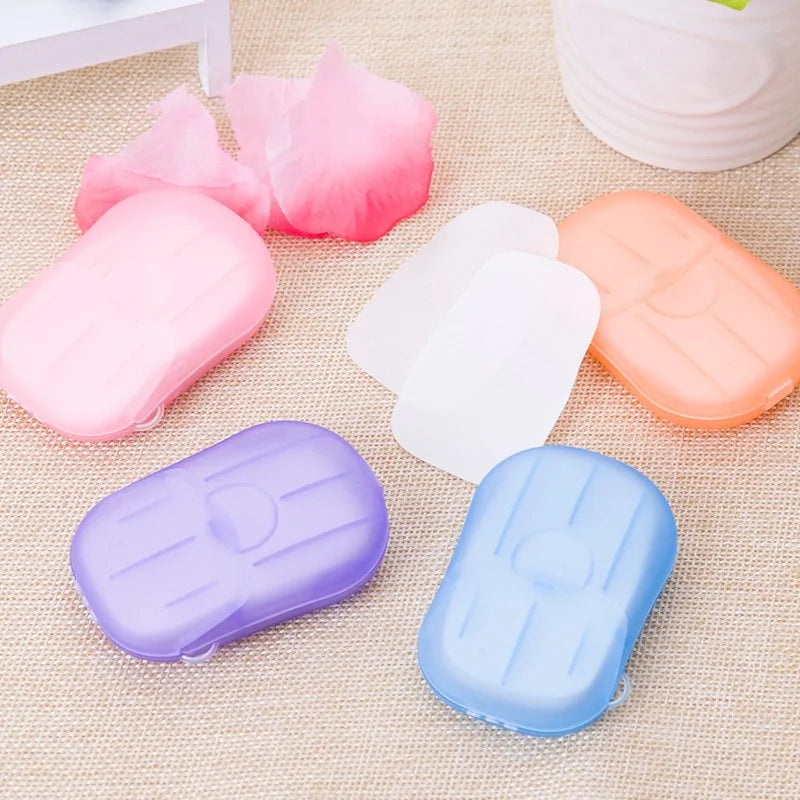 Portable soap sheets for quick hand washing by Krystina Trendify