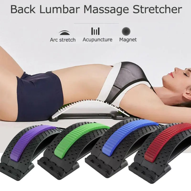 Adjustable Back Massager for back pain relief, posture improvement, and lumbar support.