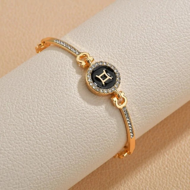 12 zodiac constellation bracelet for women