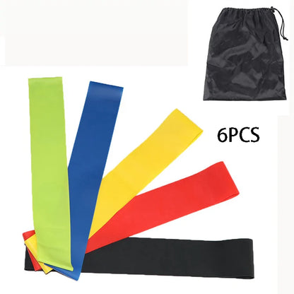 17-piece resistance bands set for full-body workouts with customizable resistance levels.