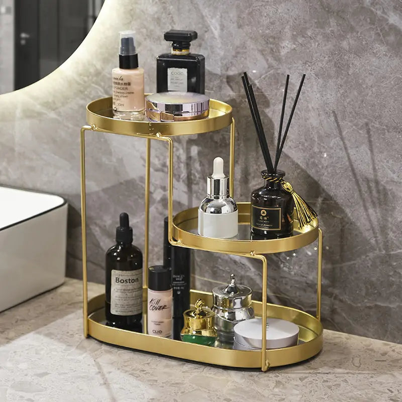 Bathroom Cosmetics Storage Organizer – Stylish & Space-Saving