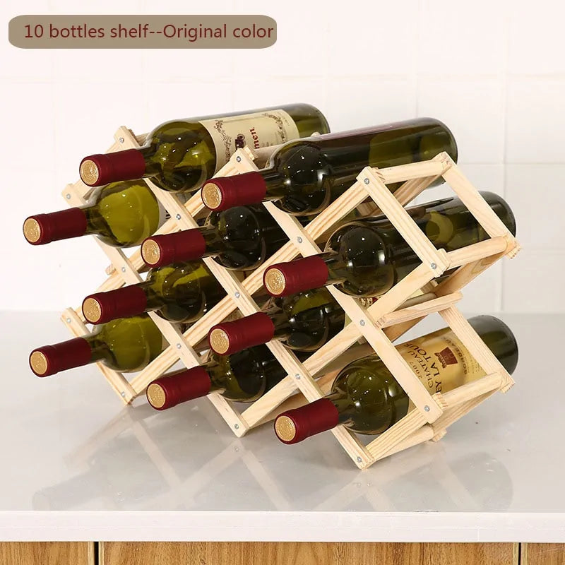 Wooden Wine Rack by Krystina Trendify