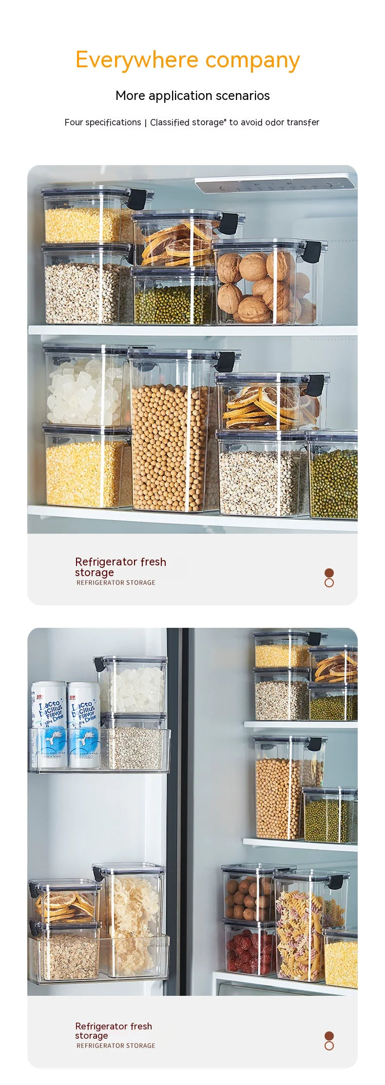 Food-Grade Storage Containers – Airtight, Stackable & Reusable