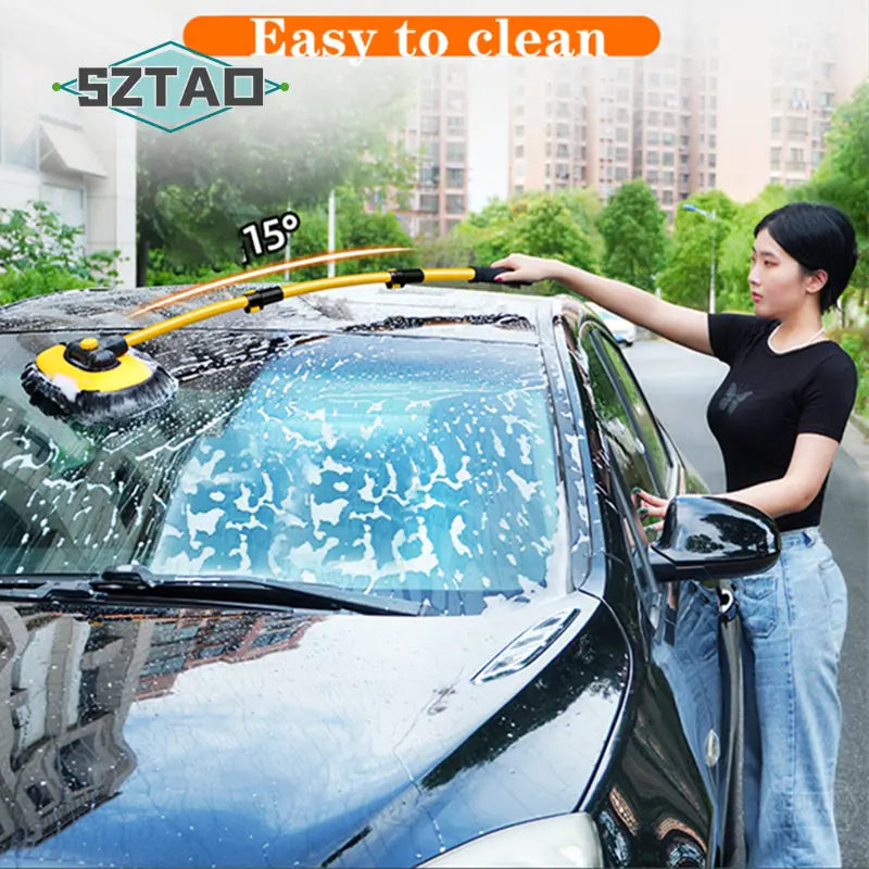 Adjustable Telescopic Mop for easy and thorough car cleaning