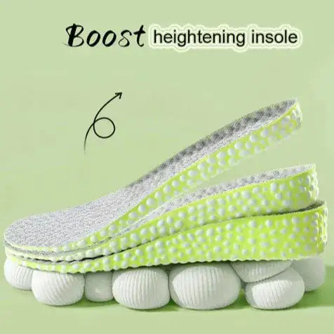 HeelBoosts running insoles by Krystina Trendify, designed to enhance stride, improve efficiency, and provide breathable comfort for any shoe.