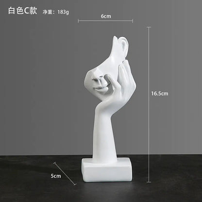 Abstract thinker statue combining intellectual depth and creative design for sophisticated decor