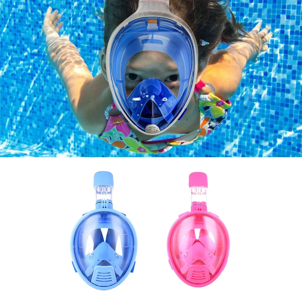 Full face snorkeling mask with anti-fog technology and leak-proof design by Krystina Trendify