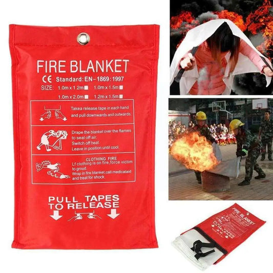 Fire blanket emergency fiberglass cloth for quick fire extinguishing by Krystina Trendify