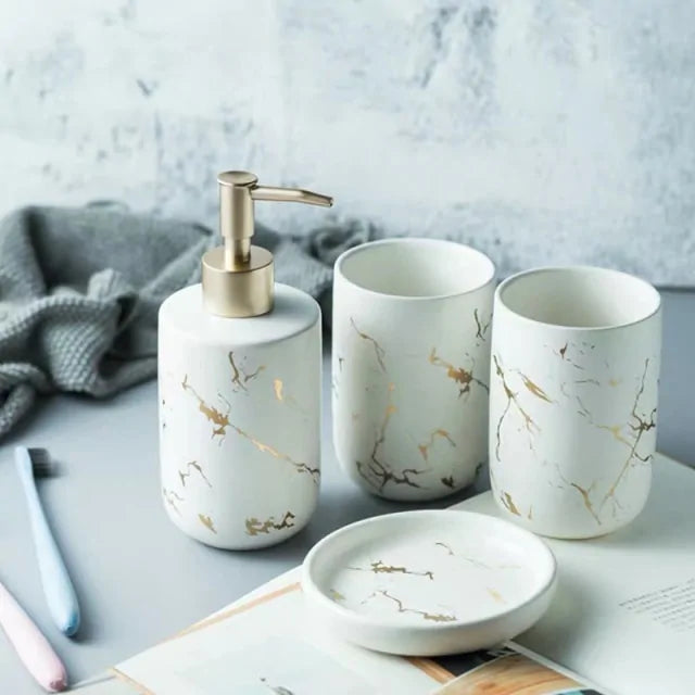 Eco-friendly ceramic bathroom accessory by Krystina Trendify, blending elegance and sustainability.