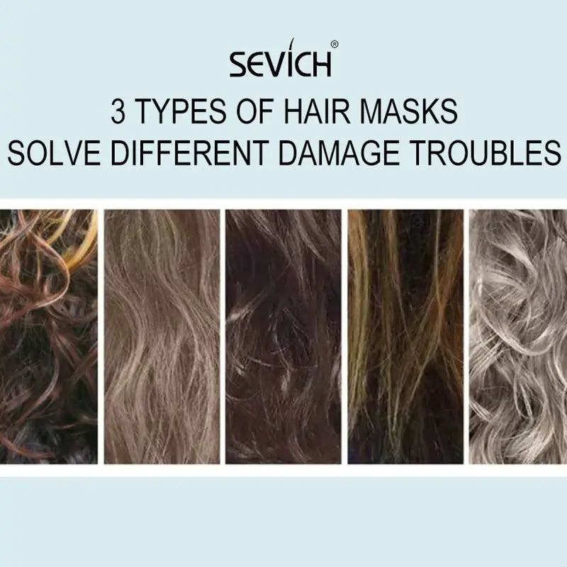 Damage Repair Hair Mask by SEVÍCH with tea tree, turmeric, and coconut oil