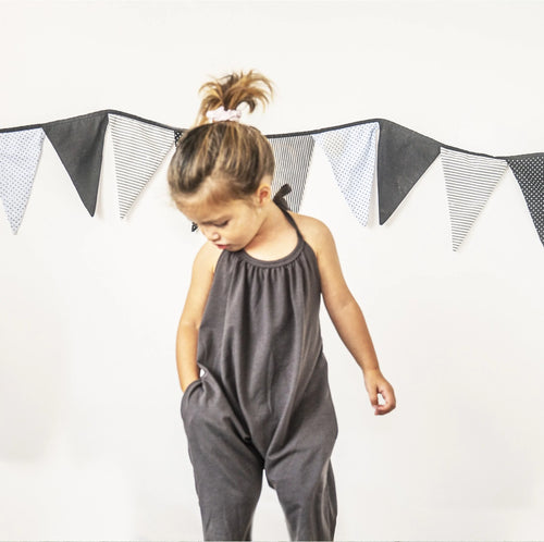 Kids' Slouch Jumpsuit by Krystina Trendify, comfortable and trendy for everyday wear.