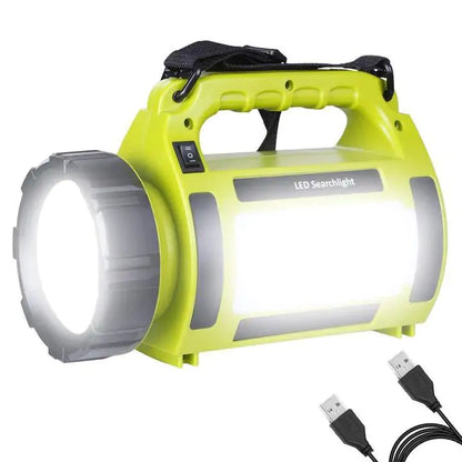 Krystina Trendify Rechargeable LED Camping Lantern – Compact, eco-friendly with adjustable brightness and SOS mode for outdoor adventures.