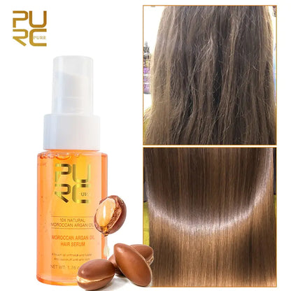 PURC Moisturizer Oil for hydrating, strengthening, and restoring shine to hair.