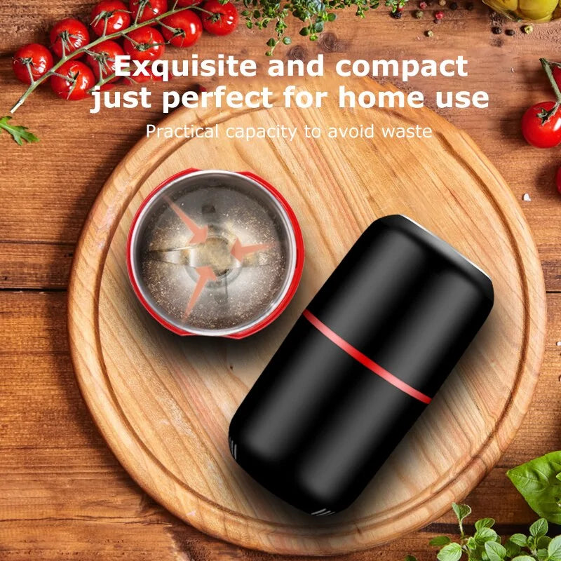 Multi-purpose electric grinder by Krystina Trendify for grinding coffee, spices, herbs, and nuts