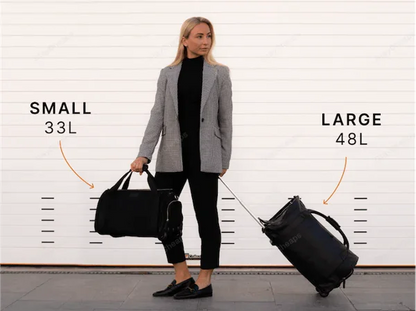 Convertible™ duffle garment luggage by Krystina Trendify for stylish and organized travel