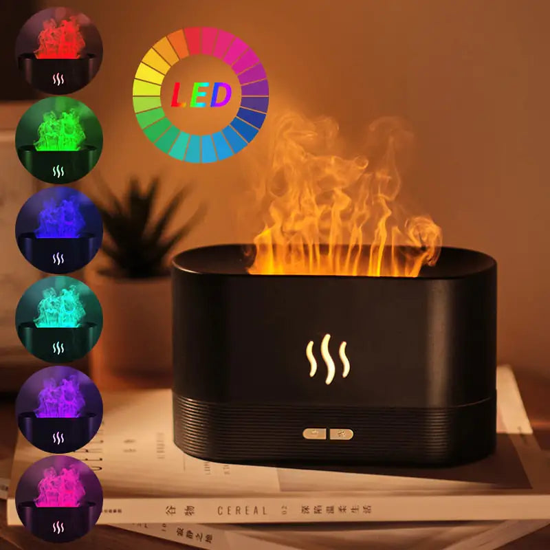 Electric Fire Flame Humidifier for dry air relief and room ambiance