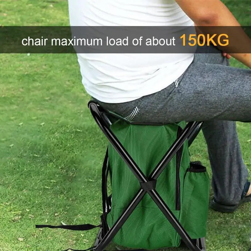 Portable waterproof camping chair, durable and weatherproof for outdoor activities