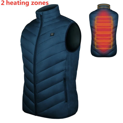 Thermal Heated Vest by Krystina Trendify with adjustable heating levels and long-lasting battery for cold-weather outdoor activities.