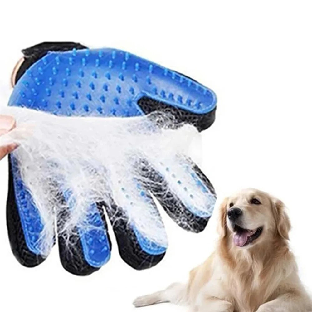 Deshedding hair gloves for easy fur removal and a clean home